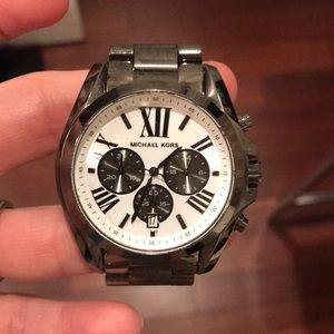 Michael Kors gunmetal watch